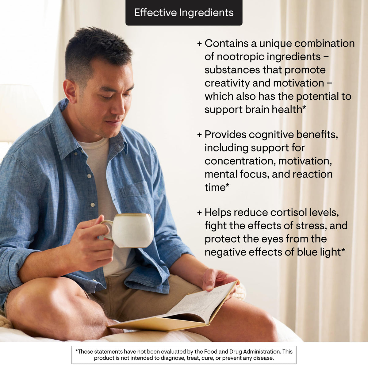 THORNE - Memoractiv - Nootropic Brain Supplement for Focus, Creativity, and Concentration - Ashwagandha, Ginkgo, Lutemax, Bacopa, Pterostilbene - Gluten-Free, Dairy-Free* - 60 Capsules - 30 Servings THORNEBuy Supplements Australia