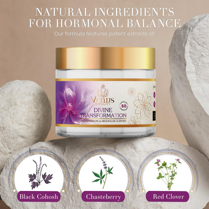 Menopause Supplements for Women - Female Hormone Balance & Immune Support - Mood Swings & Restful Sleep - Valerian Root & Saw Palmetto - Black Cohosh for Menopause Hot Flashes Relief - 60 Capsules Venus VitalityBuy Supplements Australia