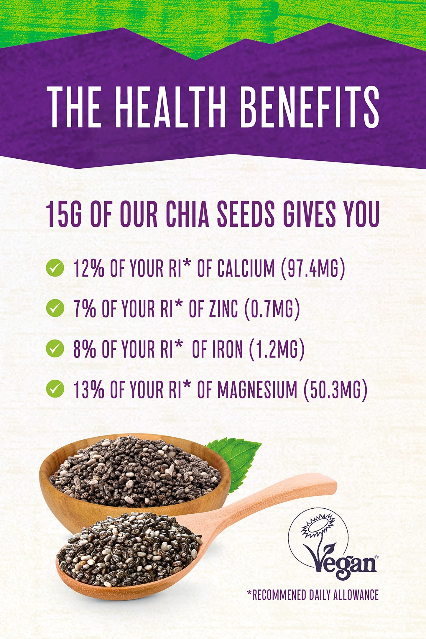 Terrafertil Nature’s Heart Chia Seeds, 1 kg Nature's HeartBuy Supplements Australia