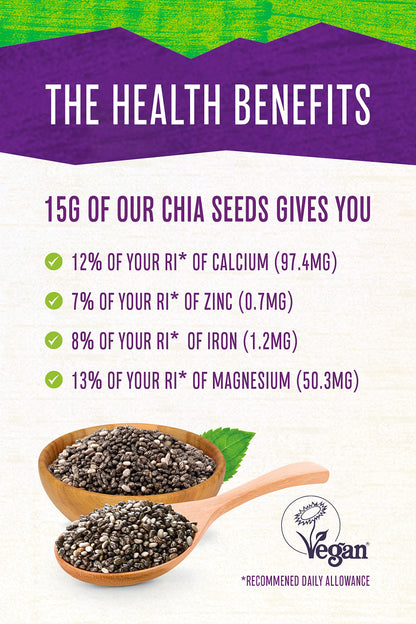 Terrafertil Nature’s Heart Chia Seeds, 1 kg Nature's HeartBuy Supplements Australia