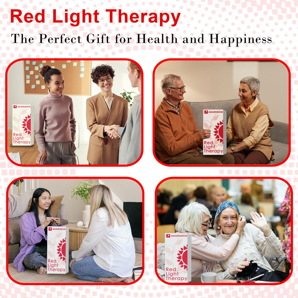 Akarishin Red Light Therapy Lamp-660nm Red Light,850nm & 940nm Infrared Light Therapy AkarishinBuy Supplements Australia
