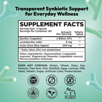 NutraPep Synbiotics Probiotic Prebiotic Postbiotic - Daily Gut Health Support with Pre Pro & Post Biotics for Men Women - Digestive & Immune Support Balance Synbiotic Supplement - Vegan Gluten Free NutraPepBuy Supplements Australia