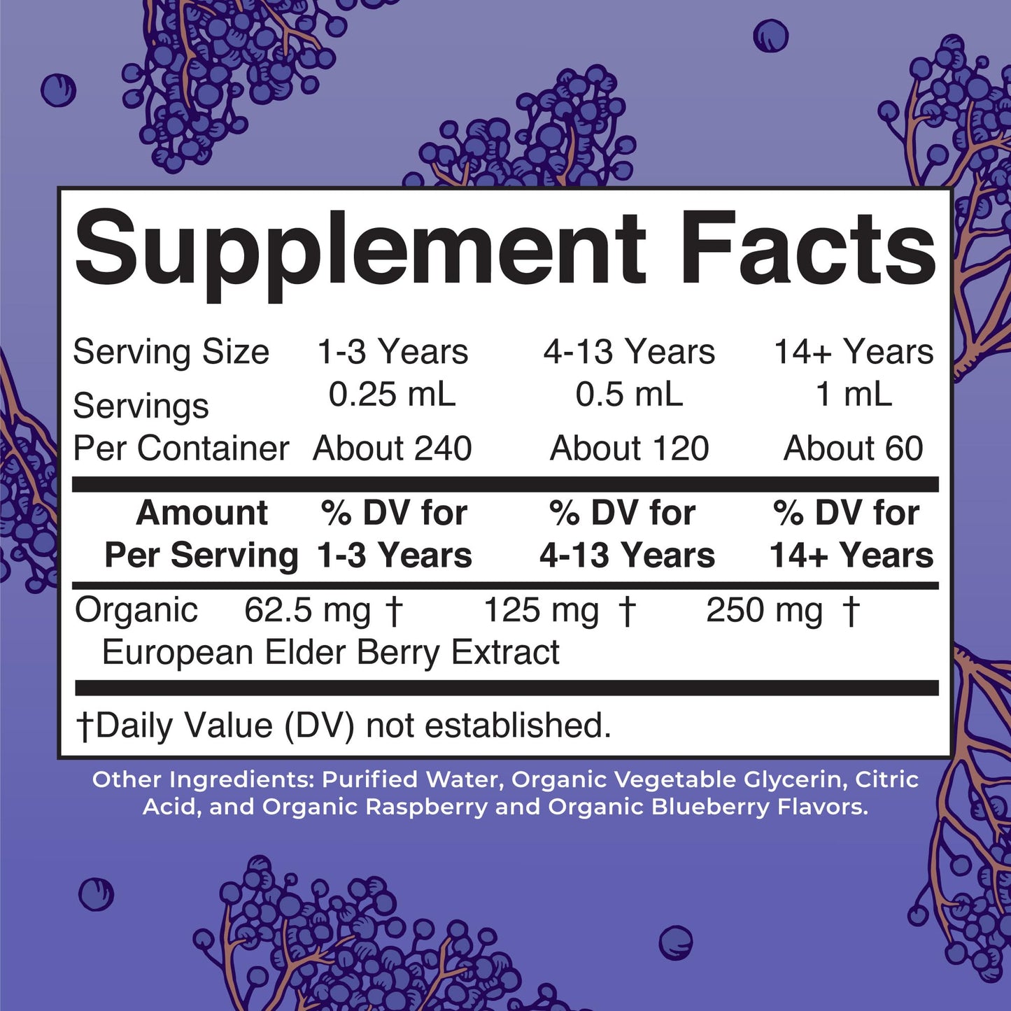 MaryRuth Organics Elderberry Syrup Extra Strength, USDA Organic Elderberry, Sugar Free Adults & Kids Immune Support Supplement for Ages 1+, Clean Label Project Verified®, Vegan, Gluten Free, 2 Fl Oz MARYRUTH'SBuy Supplements Australia