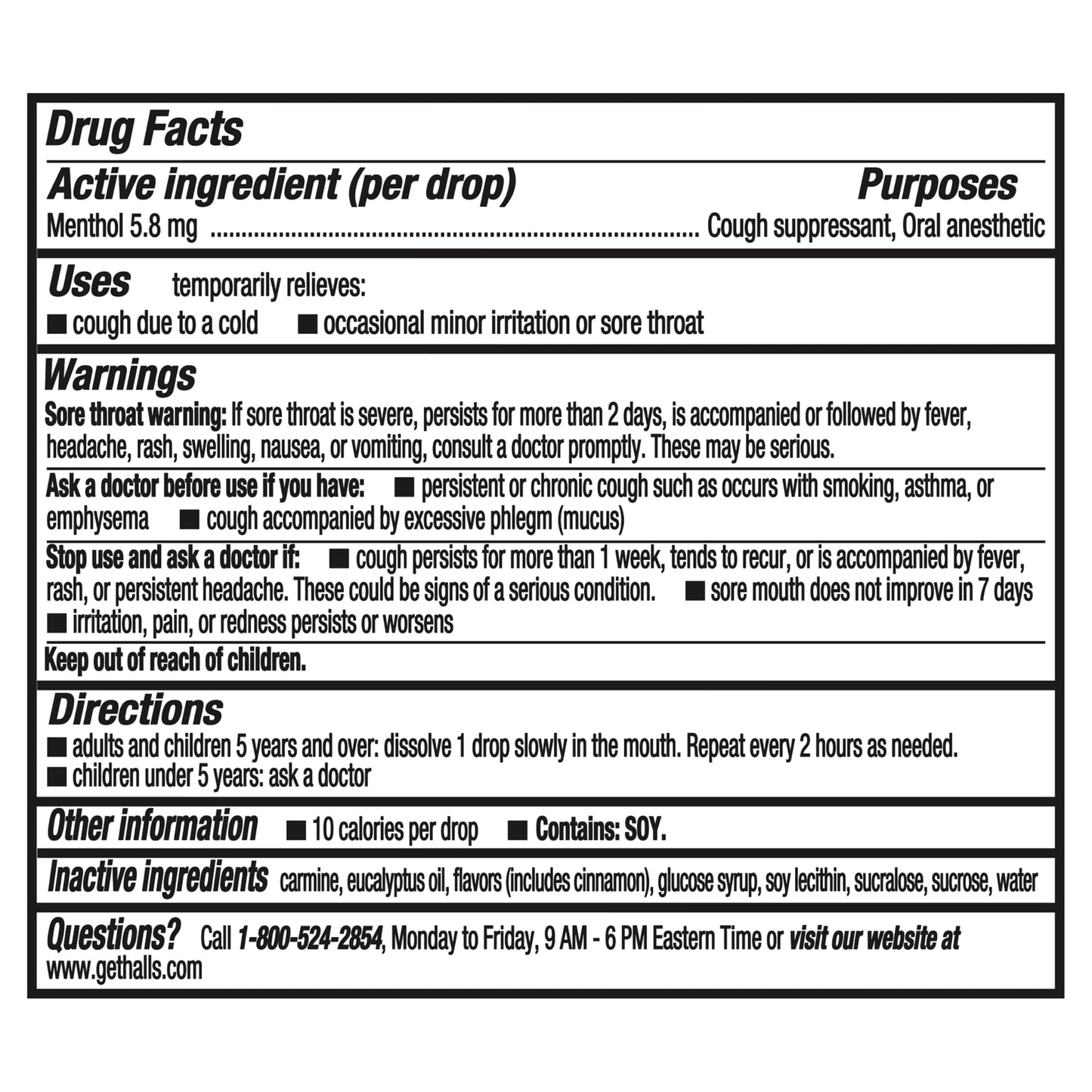 Halls Cough and Throat Relief Cherry Cough Drops, Bulk Pack, 250 Drops HALLS buy supplements Au