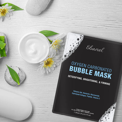 Ebanel Bundle of 10 Pack Bubble Clay Masks, and Exfoliating Face Scrub Peeling Gel Mild 4.12 Oz Ebanel buy supplements Au