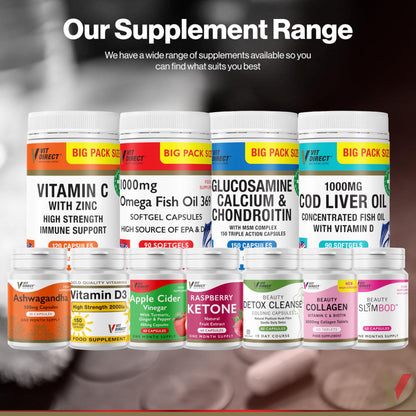 Vit Direct - Beauty Collagen Tablets (Plus Biotin) - 60 Tablets - Two Month Supply Vit DirectBuy Supplements Australia