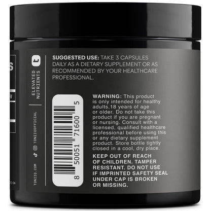 Toniiq Black Maca Root - Ultra High Potency 20:1 Extract - Single Origin, Wildcrafted & Highly Concentrated - Third-Party Lab Tested - 120 Capsules Toniiq buy supplements Au
