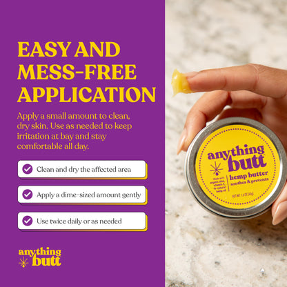 All-Natural Hemorrhoid Cream, Herbal Balm, Soothes Itching & Discomfort - Itch Hemorrhoid Soother Moisturizes for Itching, Rashes, Dryness, and Chafing Anything ButtBuy Supplements Australia