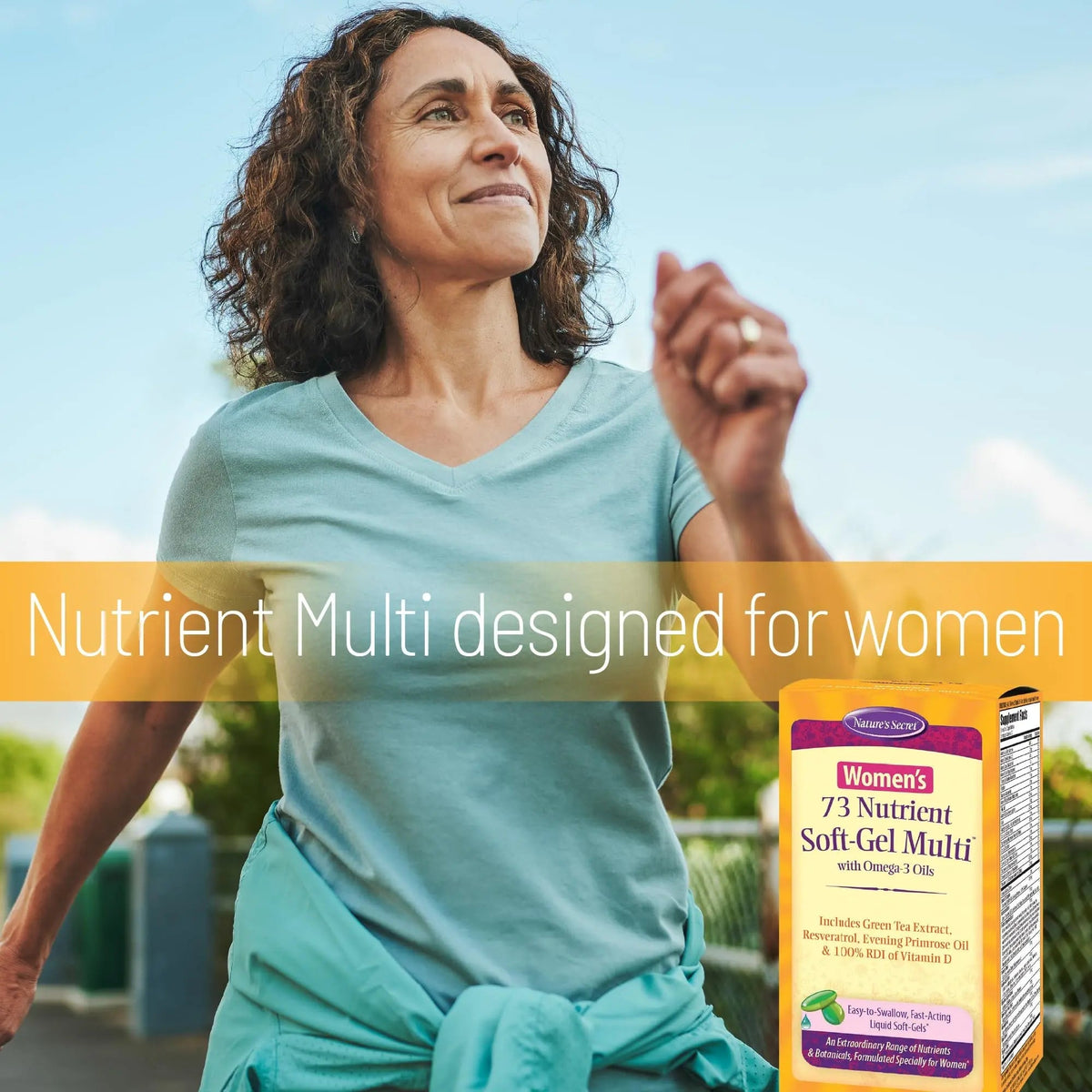 Nature's Secret Women’s 73-Nutrient Soft-Gel Multi – 60 Liquid Soft-Gels – Complete Female Wellness Support - 2 Pack Nature's Secret