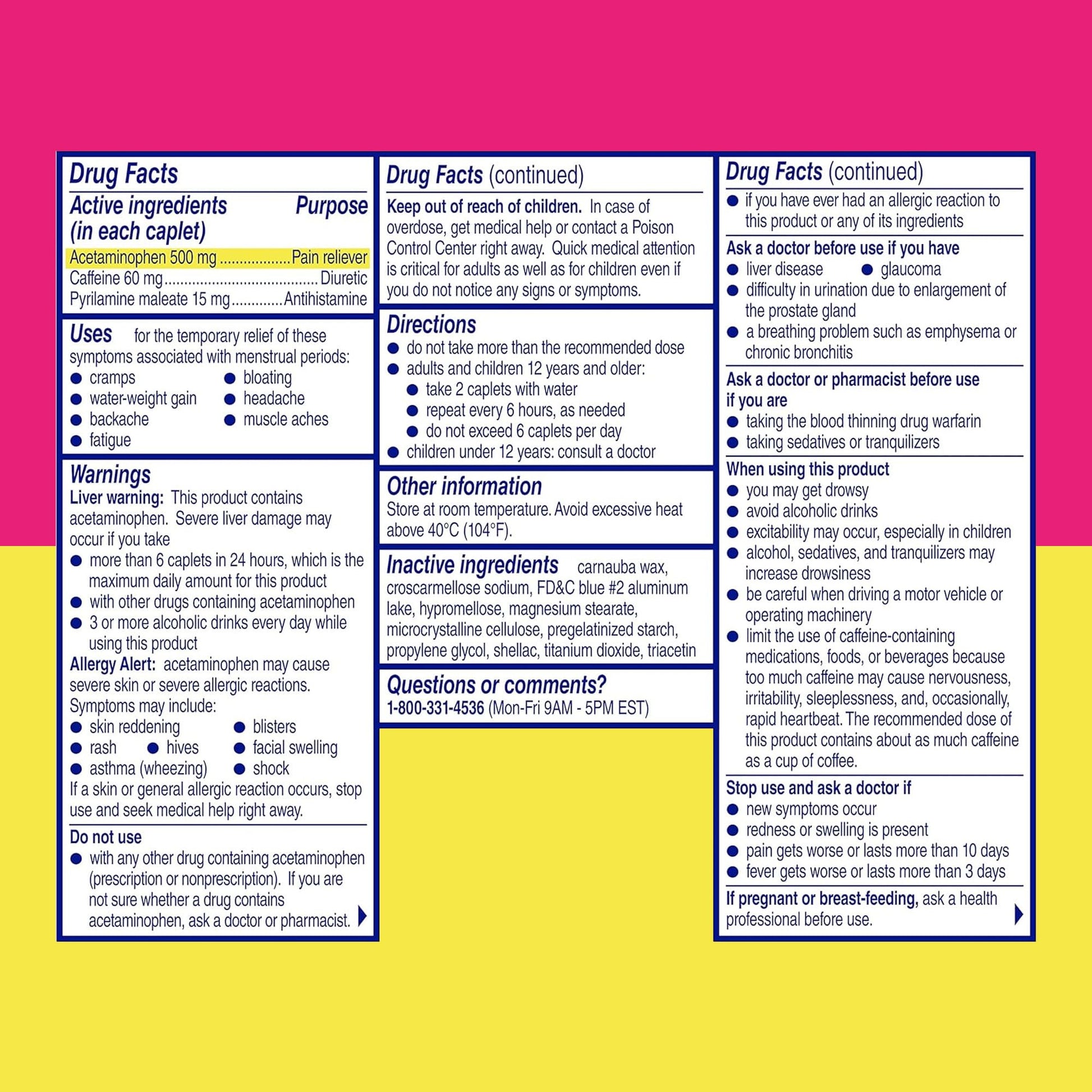 Midol Complete Menstrual Pain Relief Caplets, 40 Count - Provides Cramp, Headache, and Bloating Relief Midol buy supplements Au