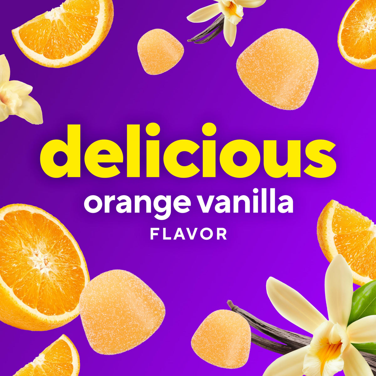 vitafusion Magnesium Gummy Supplement, Bring calm to your vitamin routine, Tropical Citrus Flavor, 60 Gummies VitafusionBuy Supplements Australia