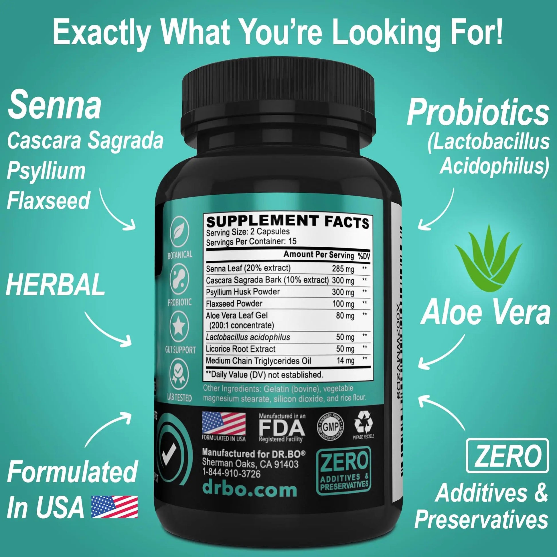 Colon Cleanser Detox for Weight Flush - 15 Day Intestinal Cleanse Pills & Probiotic - Fast Natural Laxative for Constipation Relief - Bowel Movement Supplements for Stomach Bloating, Gut Loss Support DR. BOBuy Supplements Australia