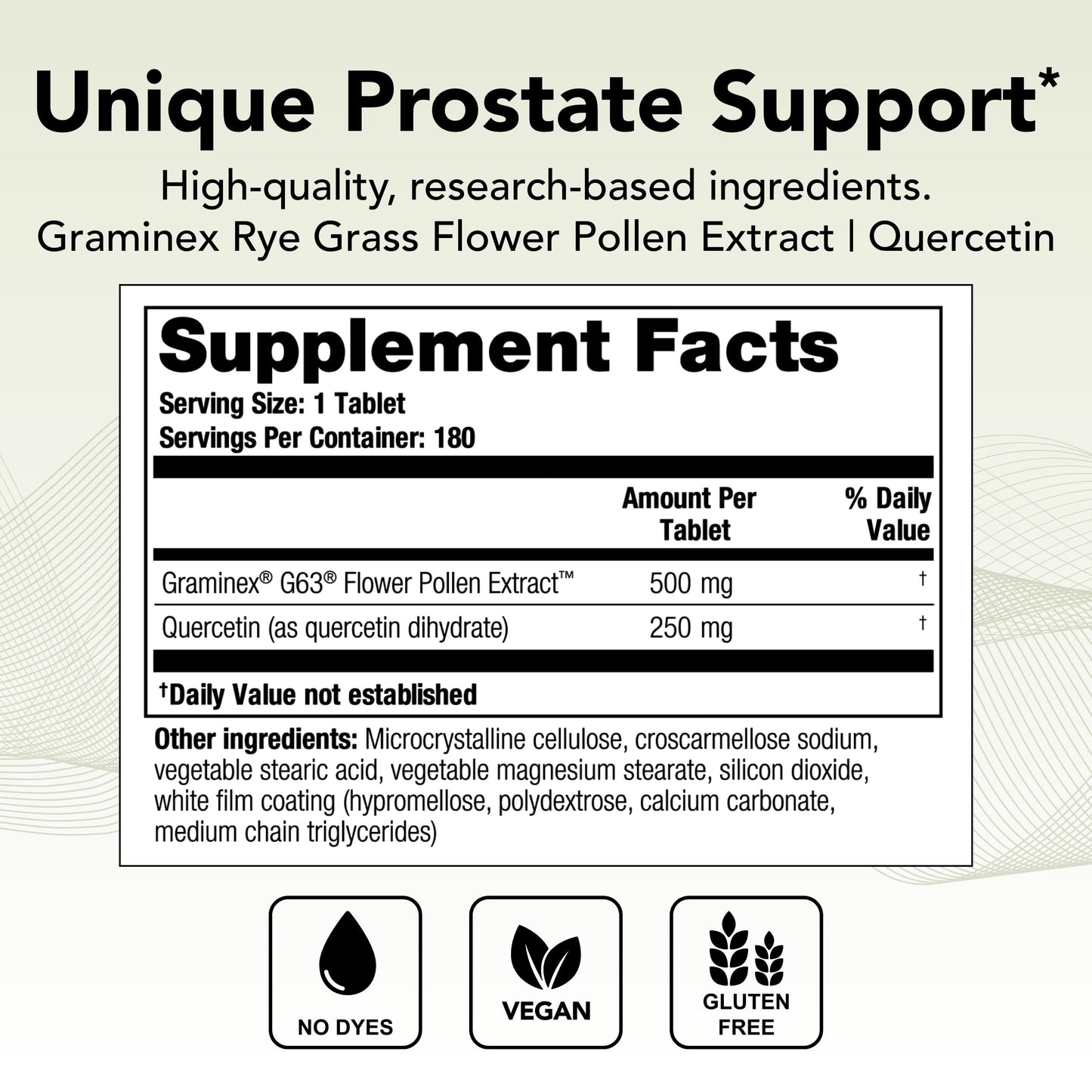 Theralogix Prostate PQ - Rye Grass Pollen Extract & Quercetin Supplement - 90-Day TheralogixBuy Supplements Australia
