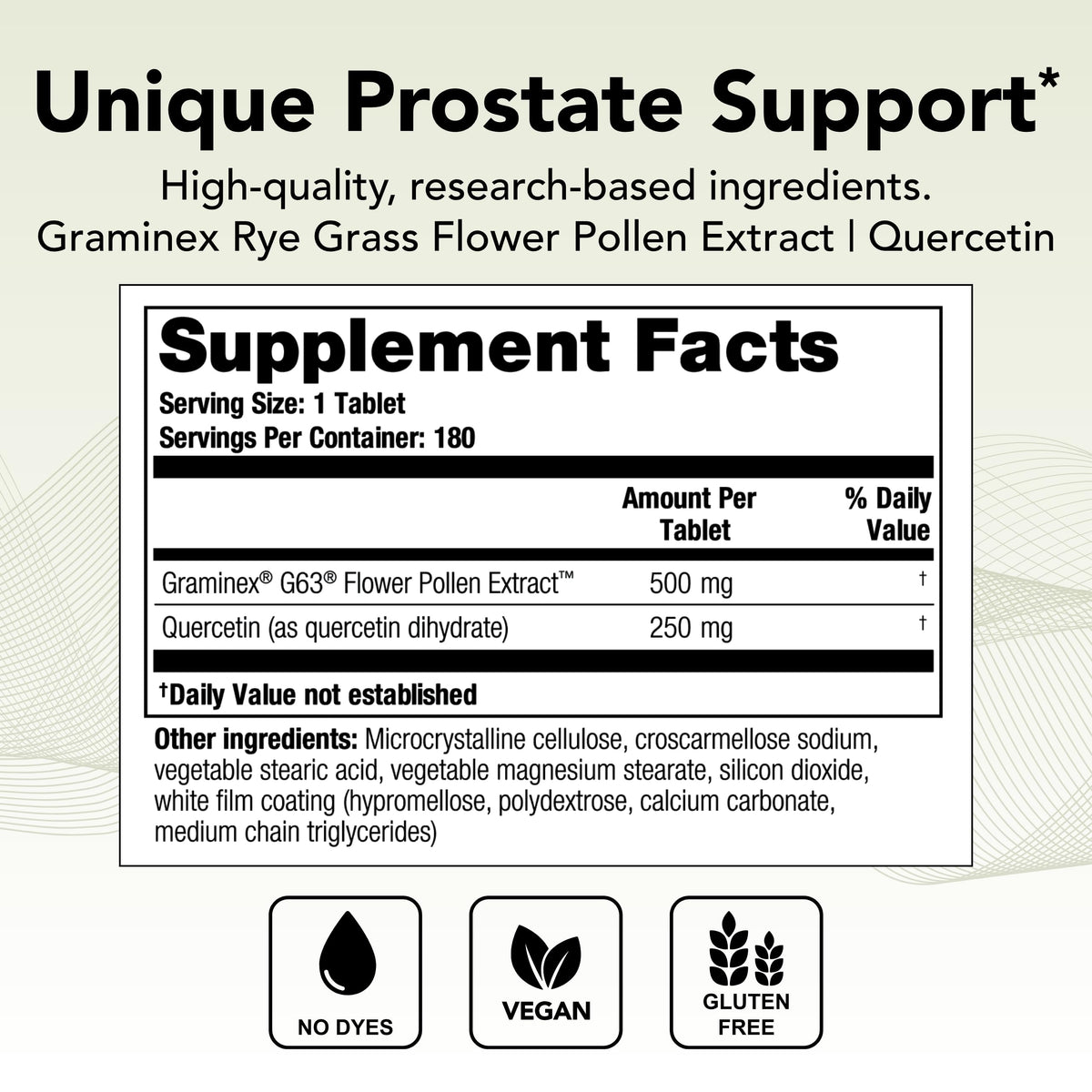 Theralogix Prostate PQ - Rye Grass Pollen Extract & Quercetin Supplement - 90-Day TheralogixBuy Supplements Australia