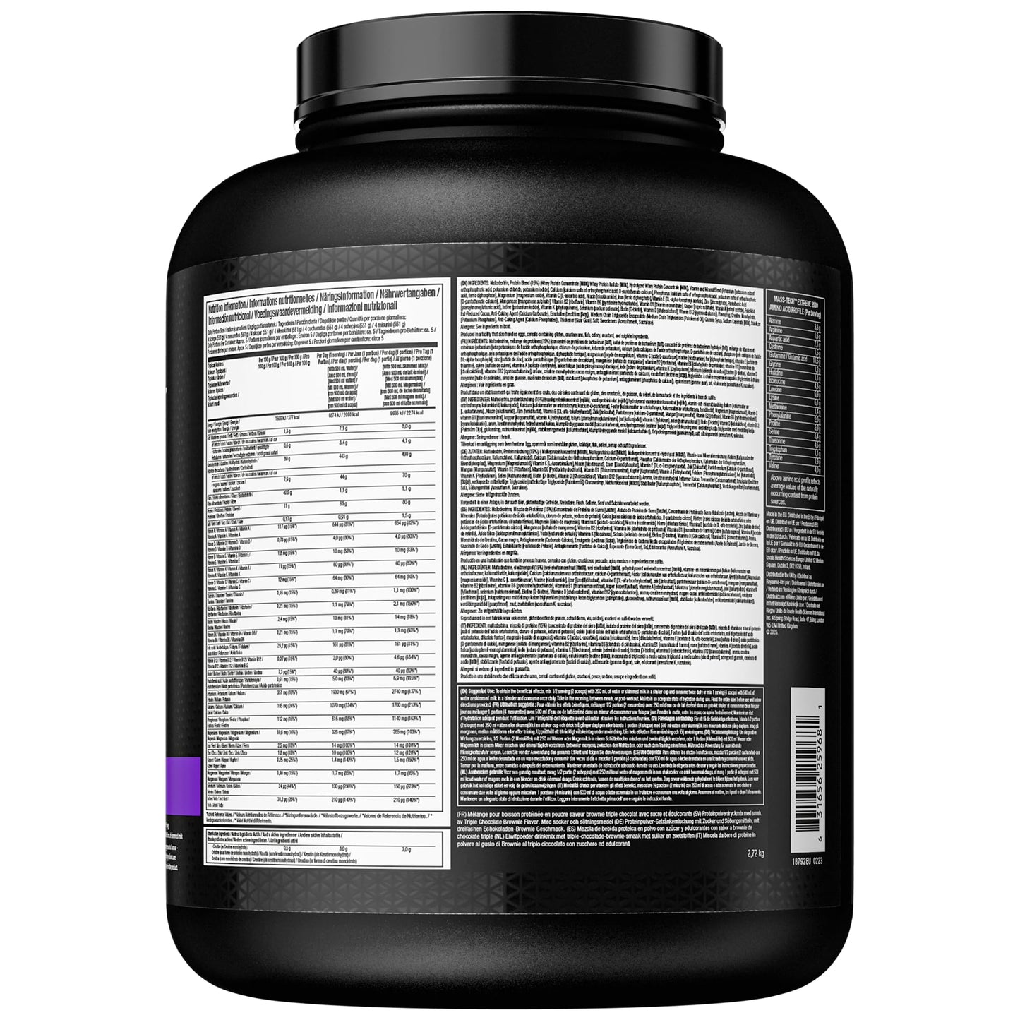 MuscleTech MassTech Extreme Protein Powder, Weight & Muscle Mass Gainer, Whey Mass Protein Powder MuscletechBuy Supplements Australia