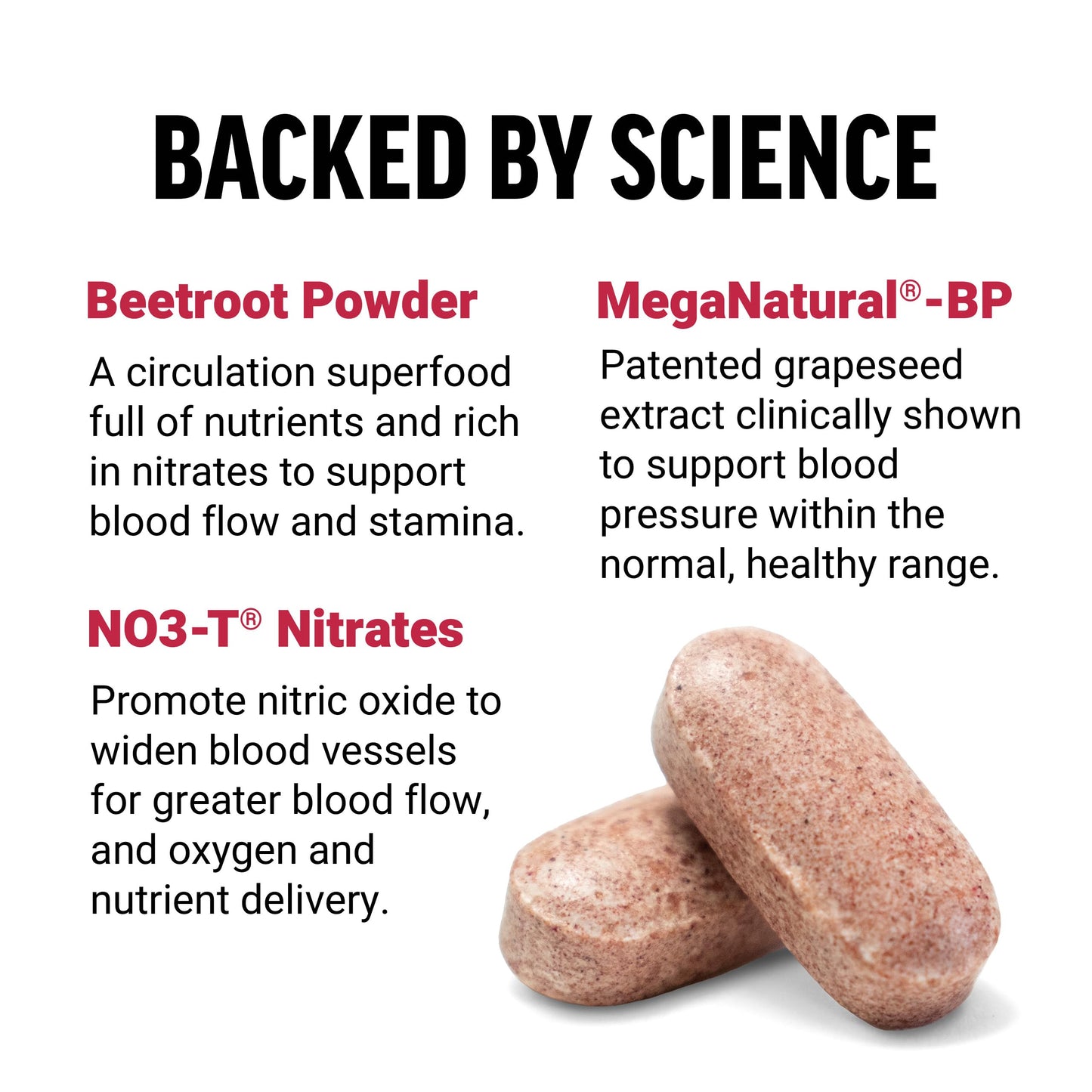 Force Factor Total Beets Blood Pressure Support with Grape Seed Extract and Non GMO Beet Root Powder for Heart Health