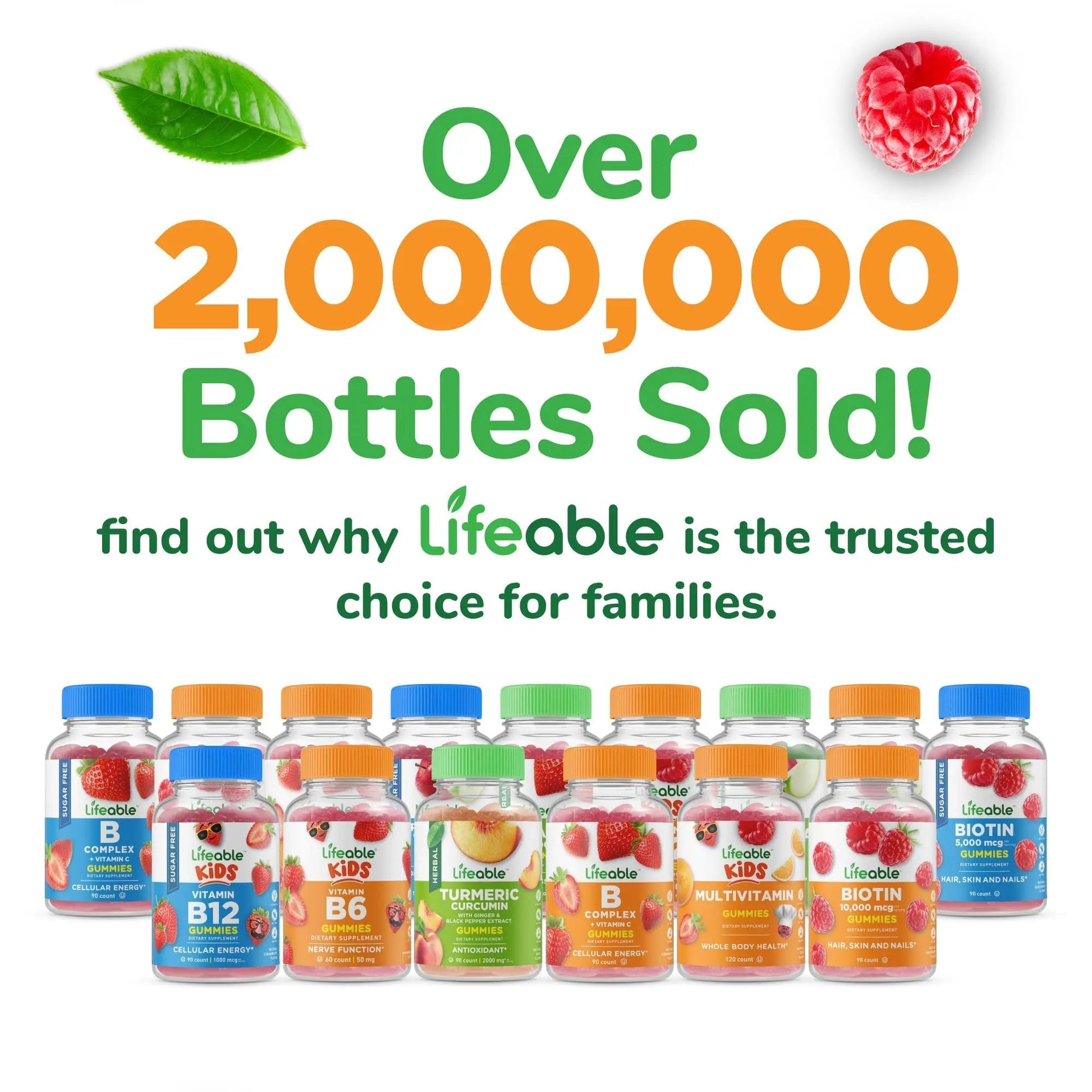 Lifeable Sugar Free Multivitamin for Men Gummies | with Iron and 18 Essential Vitamins and Minerals | Sugar Free Vitamins | 90 Gummies Lifeable