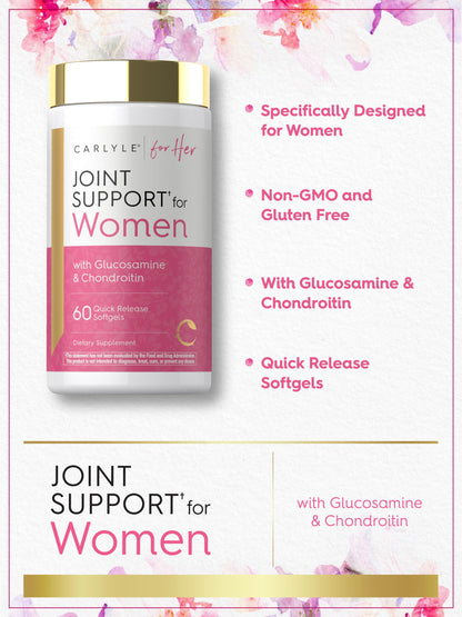 Carlyle Joint Support for Women | 60 Softgels | Complex with Omega-3 and Collagen Peptides | Non-GMO, Gluten Free Carlyle buy supplements Au