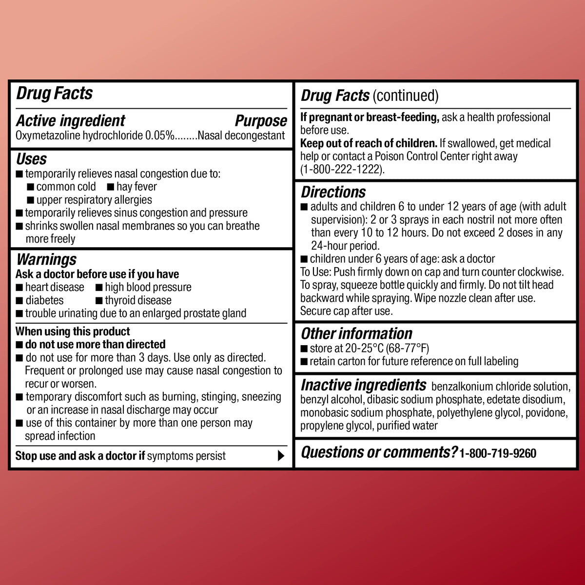 Amazon Basic Care Maximum Strength 12 Hour Nasal Spray, Oxymetazoline HCl Solution, Sinus Pressure Relief, Cold and Allergy Medicine, Decongestant, 1 fl oz (Pack of 1) Amazon Basic Care buy supplements Au