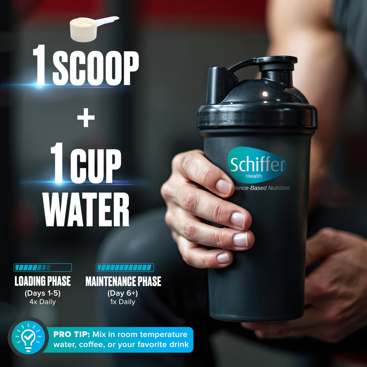 Creatine Monohydrate Powder 500g – Supports Muscle Growth, Strength & Cognitive Function*, 5g per Serv - 100 Servings, Pure Micronized Creatine for Enhanced Performance, Unflavored, 17.9 oz SCHIFFER HEALTHBuy Supplements Australia