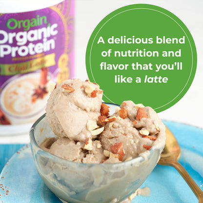 Orgain Organic Vegan Protein Powder, Chai Latte - 21g Plant Based Protein, Gluten Free OrgainBuy Supplements Australia