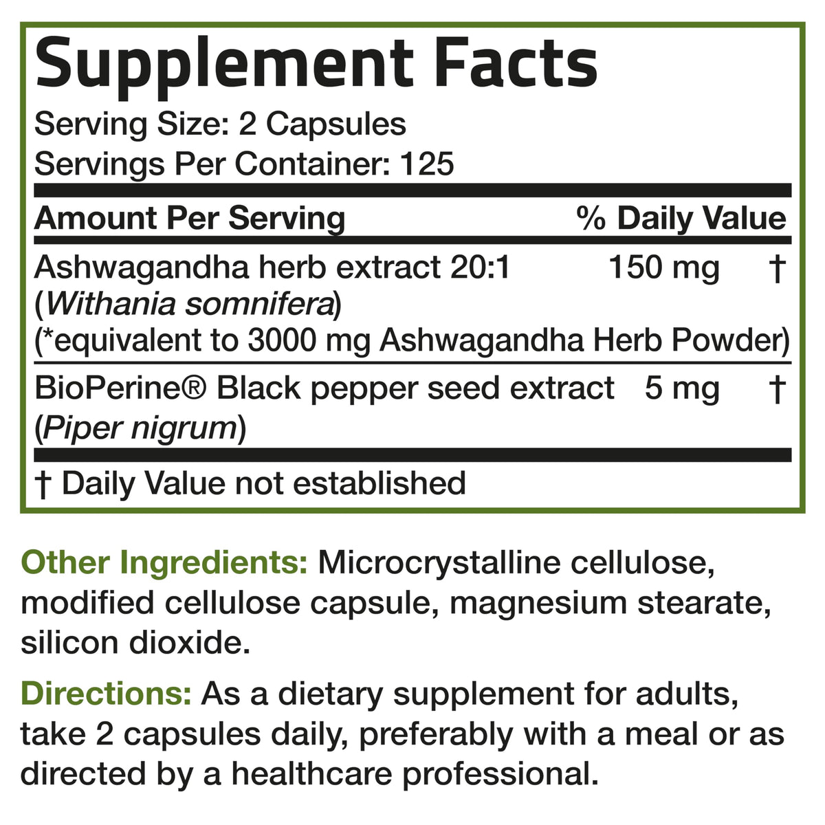 Bronson Ashwagandha Extra Strength 3000 mg Stress & Mood Support with BioPerine BronsonBuy Supplements Australia