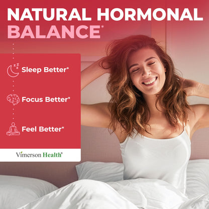 Hormone Harmony for Women with Black Cohosh, Dong Quai & Red Clover – Natural Hormone Balance for Women of All Ages – Supports PMS, Menopause & Mood – Women’s Hormone Balance Supplement – 60 Capsules Vimerson HealthBuy Supplements Australia