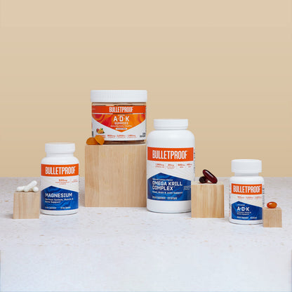 Vitamins A-D-K, 30 Softgels, 900mcg Vitamin A, with 5000 IU D3, K1, K2, K3, High Potency BulletproofBuy Supplements Australia