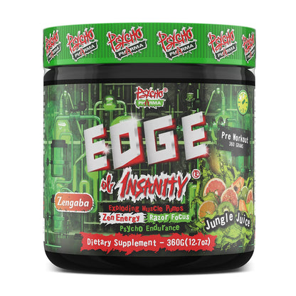 Psycho Pharma New Perfect Powders with Zengaba Energy Feel Good Focus #1 Strongest