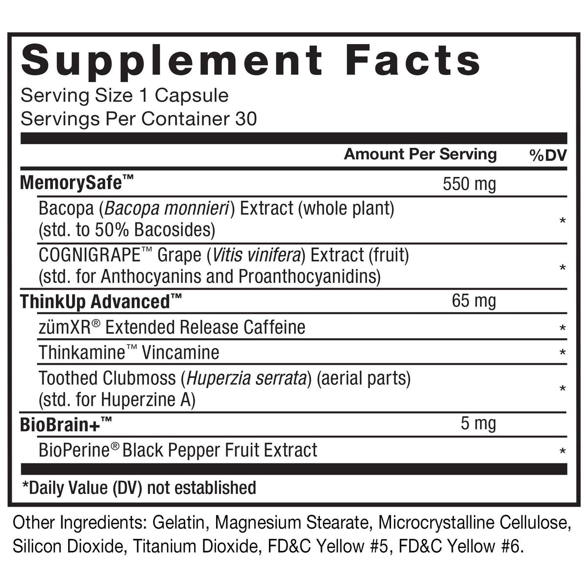 Force Factor Forebrain Nootropic Brain Supplement to Improve Memory, Boost Focus, Increase Mental Energy, and Support Brain Health with Caffeine, Bacopa, and Huperzine A, 30 Capsules Force FactorBuy Supplements Australia