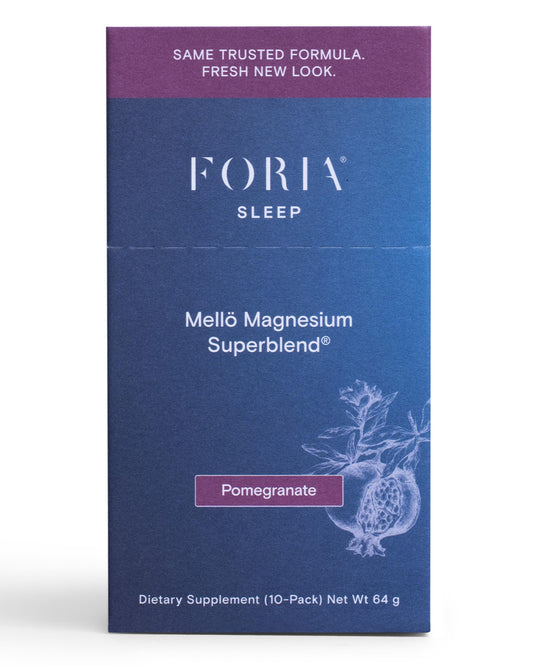mellö Magnesium Supplement Superblend Powder - Magnesium Glycinate with L-Theanine, GABA, and Trace Minerals - Supports Sleep, Relaxation, and Balanced Energy - Pomegranate Flavor, 10-Pack, Singles NedBuy Supplements Australia