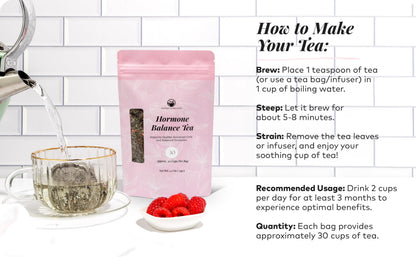 Remedy & Restore Herbal Tea for Hormone Balance - Natural Menstrual Cycle Support, Spearmint Flavor, Loose Leaves, 1 Count Remedy & RestoreBuy Supplements Australia