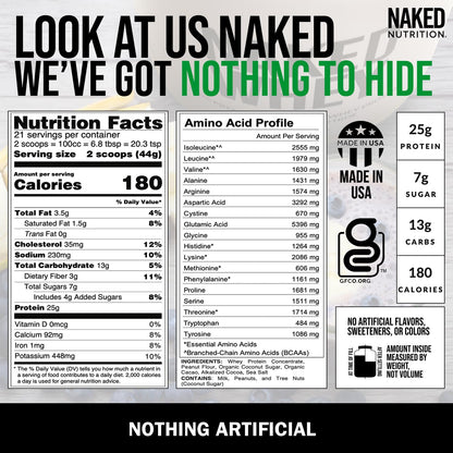 NAKED Whey Protein Powder (Chocolate PB, 2 LB) NAKEDBuy Supplements Australia