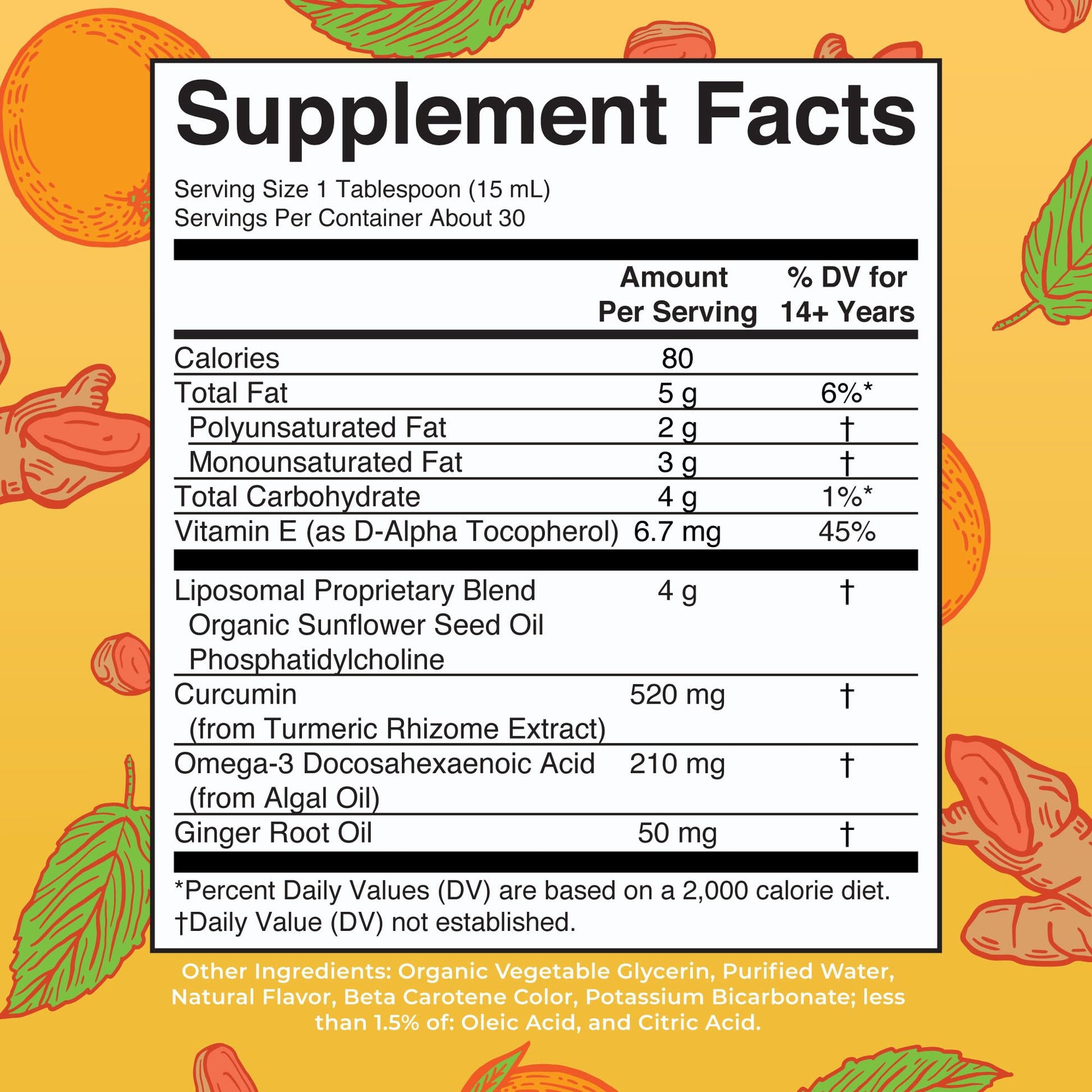 MaryRuth Organics | Liposomal Turmeric & DHA | Curcumin | Ginger Root Oil | Algal DHA & Vitamin E | Cognitive Function | Mood Support | Joint Health | Liquid Supplement | 15.22 oz MARYRUTH'SBuy Supplements Australia