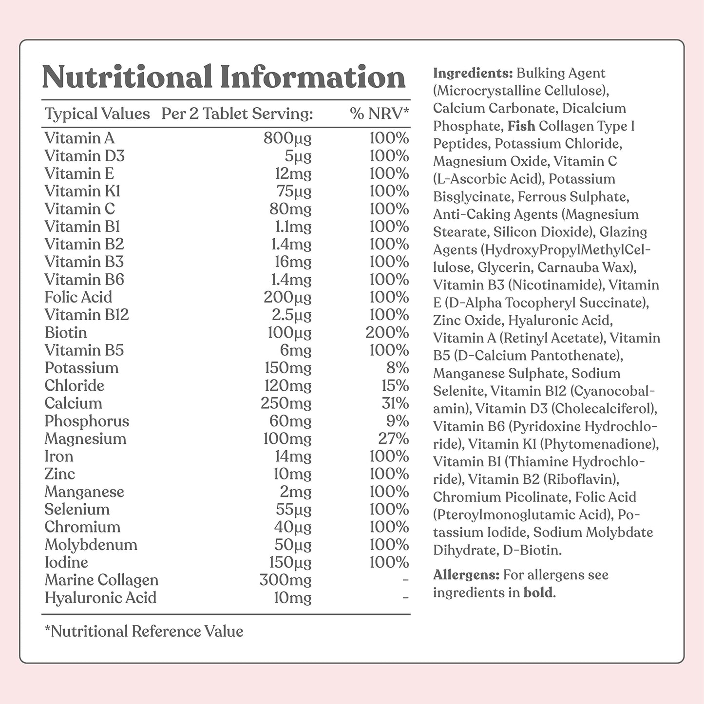 Women's Multivitamins and Minerals with Collagen & Hyaluronic Acid - 27 Essential Free SoulBuy Supplements Australia