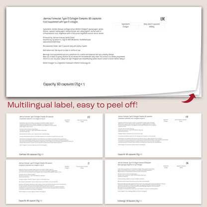 Jarrow Formulas, Type II Collagen Complex (Type 2 Collagen), 60 Capsules Jarrow FormulasBuy Supplements Australia