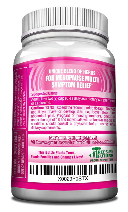 GreeNatr Menopause Supplements for Women - Perimenopause Supplements Women with Dong Quai & Black Cohosh for Menopause Hot Flashes - Menopause Support for Sleep Quality & Hormone Balance - 60 Caps GreeNatrBuy Supplements Australia
