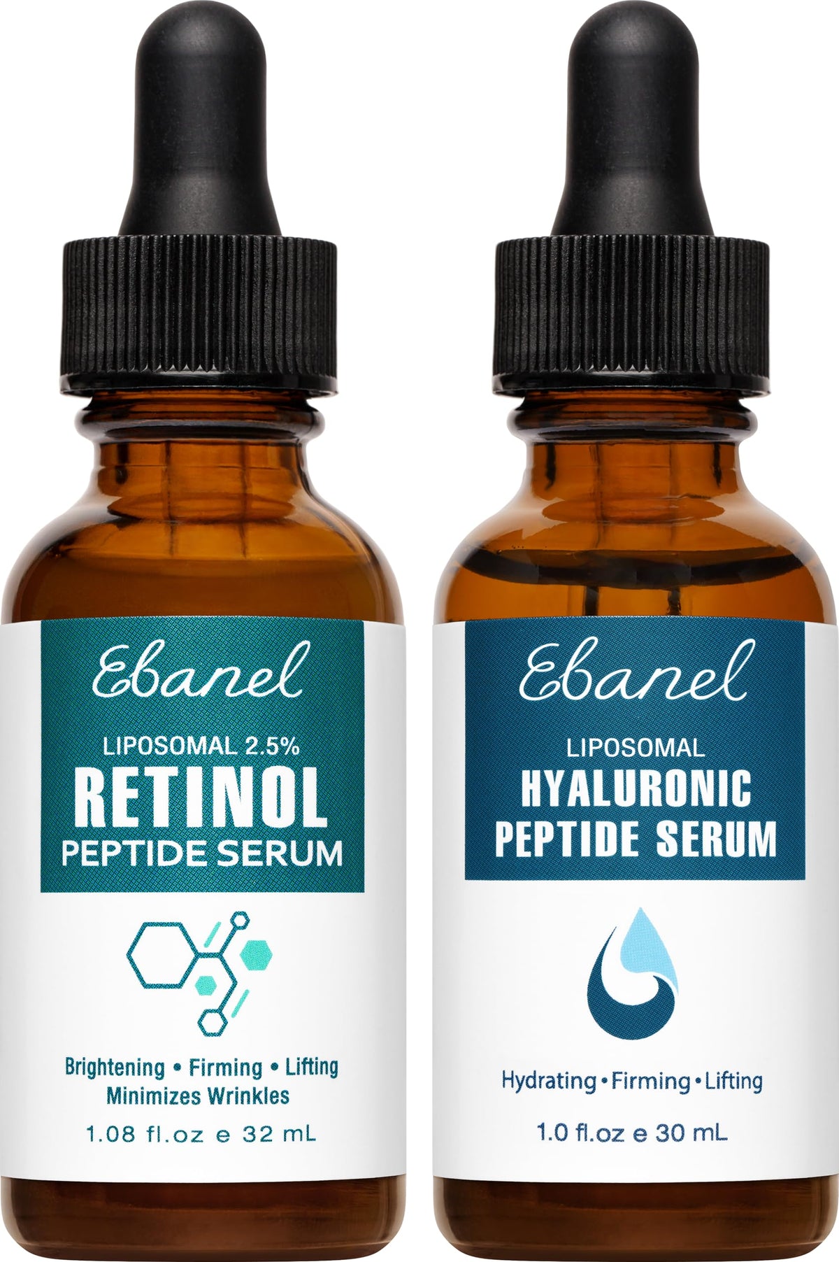 Bundle of Retinol Serum, and Hyaluronic Acid Serum Ebanel buy supplements Au