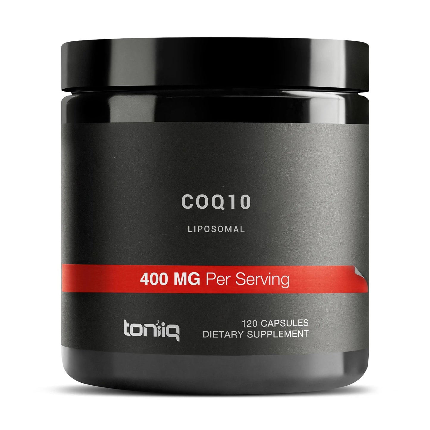 Toniiq CoQ10 400mg Extra Strength - Ultra High Purity - Liposomal for Superior Absorption - 98% Purified - Third-Party Tested, 120 Veggie Capsules Toniiq buy supplements Au