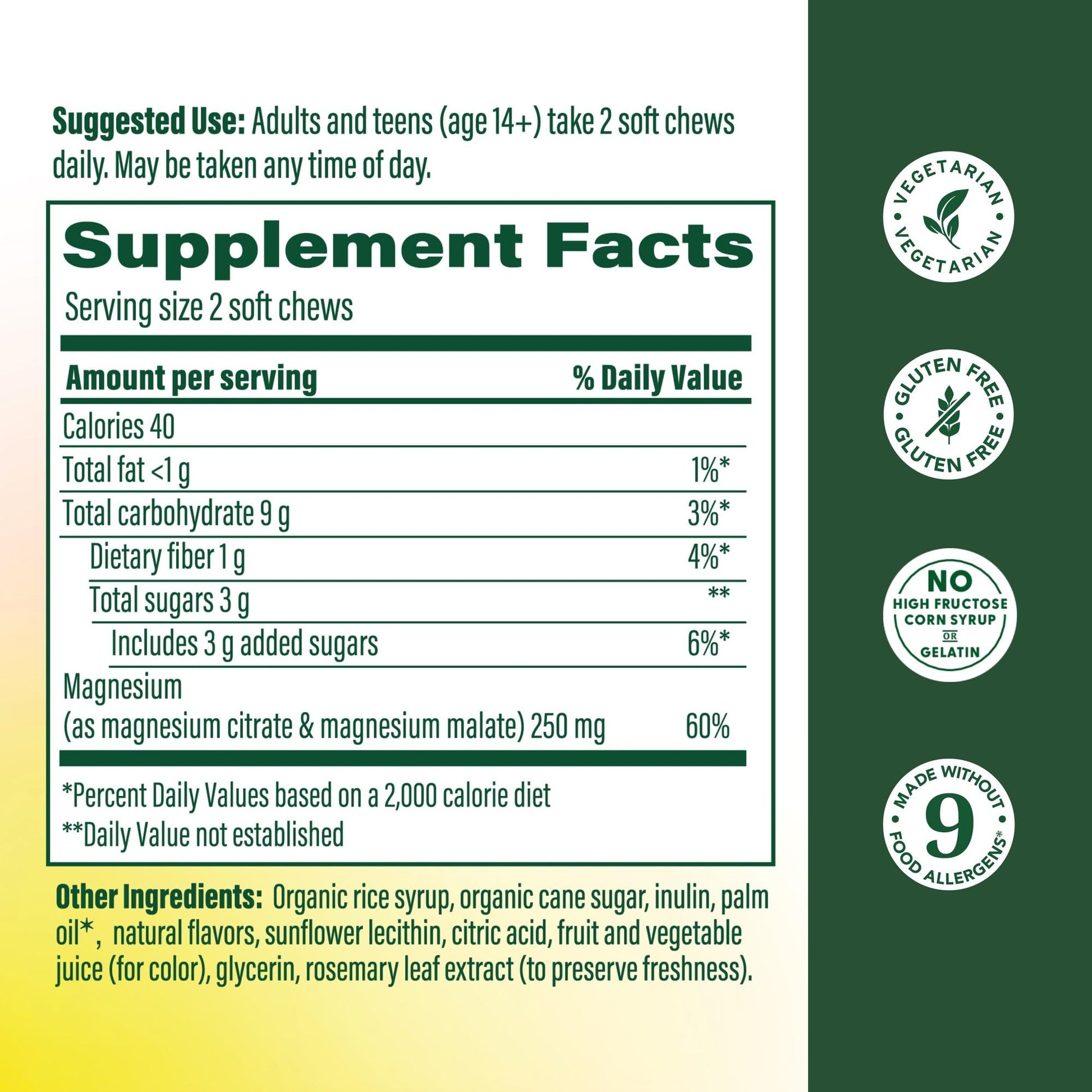 MegaFood Relax + Calm Magnesium Complex with Magnesium Citrate & Malate for Heart Health, Muscle Tension & More – Doctor Formulated - Vegetarian – Grape Flavor - 30 Soft Chews (15 Servings) MegaFoodBuy Supplements Australia