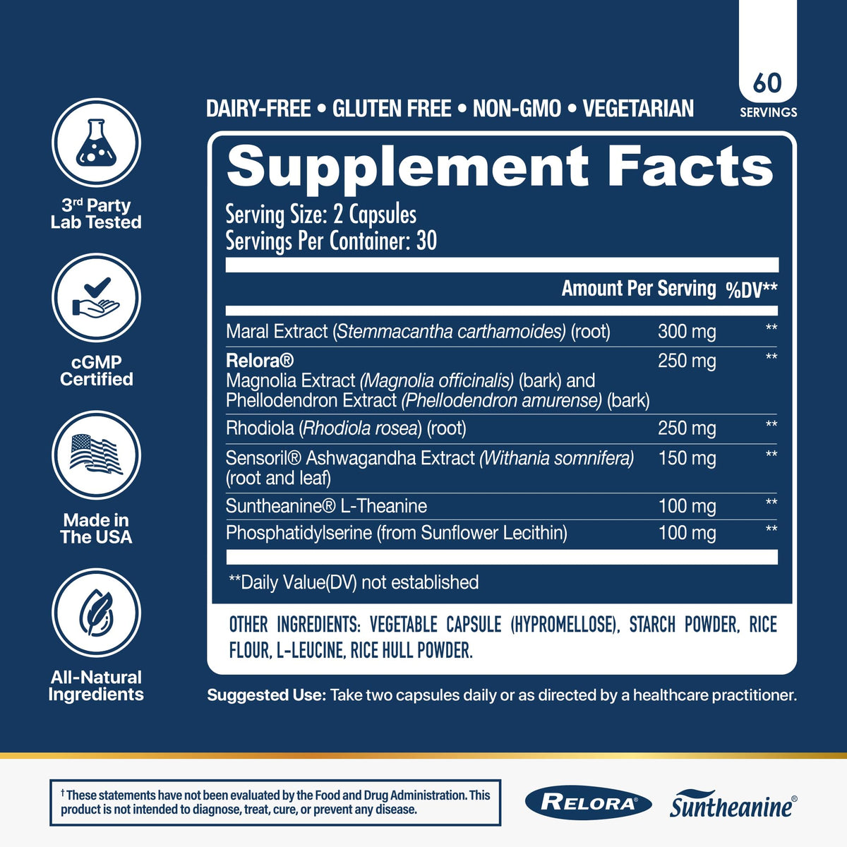 NuEthix Formulations Cort-Eaze - Cortisol Supplement - Health Support Supplement with Ashwagandha, L-Theanine & Rhodiola Rosea - Relaxation and Deep Sleep, 60 Capsules, 30 Servings NuEthix FormulationsBuy Supplements Australia