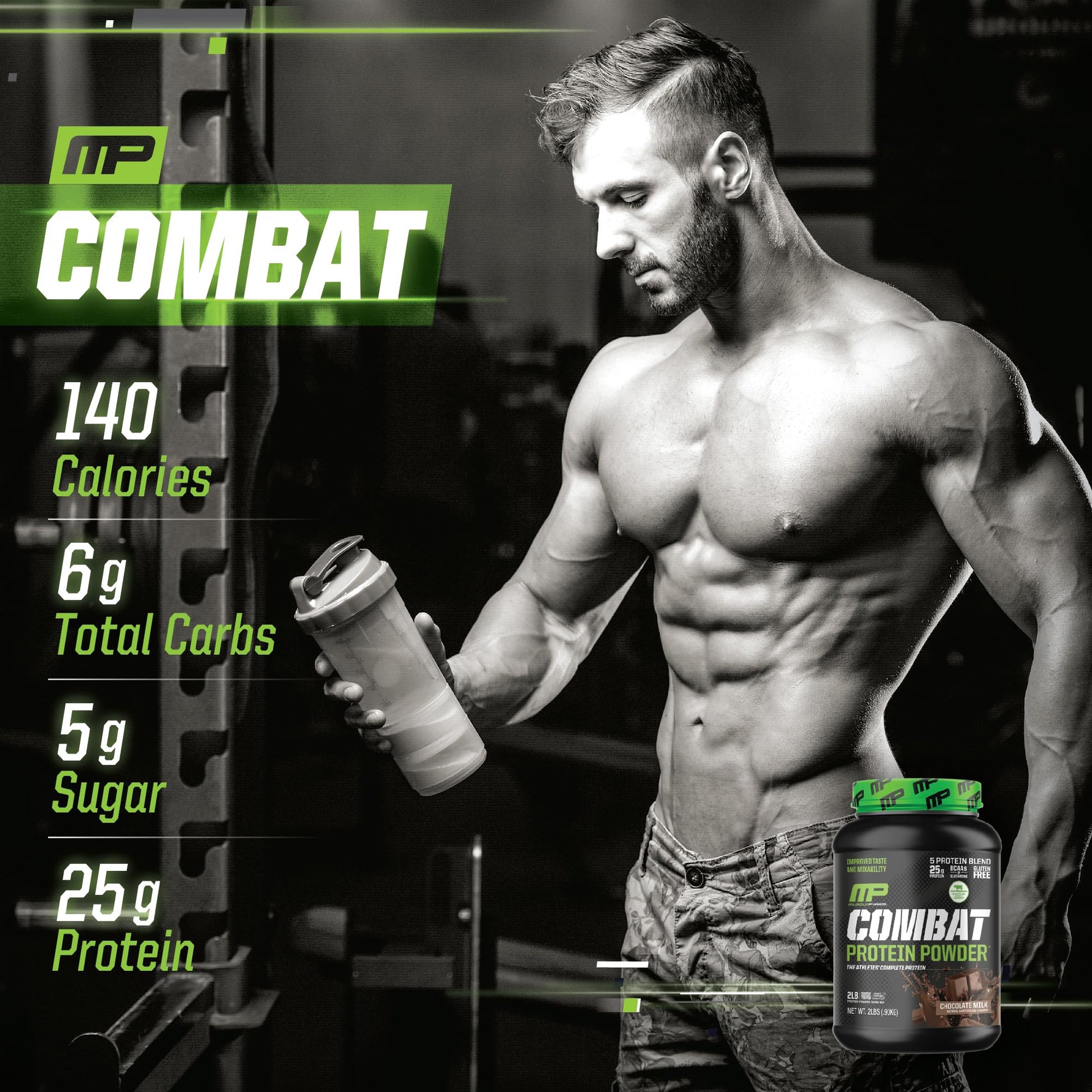 Muscle Pharm Combat Protein Powder, Fuels Muscles for Productive Workouts, 5 Protein Muscle PharmBuy Supplements Australia
