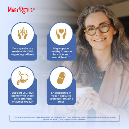 MaryRuth Organics Ultra Digestive Enzymes Capsules | Up to 2 Month Supply | Supplement for Gut Health Support | Digestion & Immune Support MARYRUTH'S canada supplements