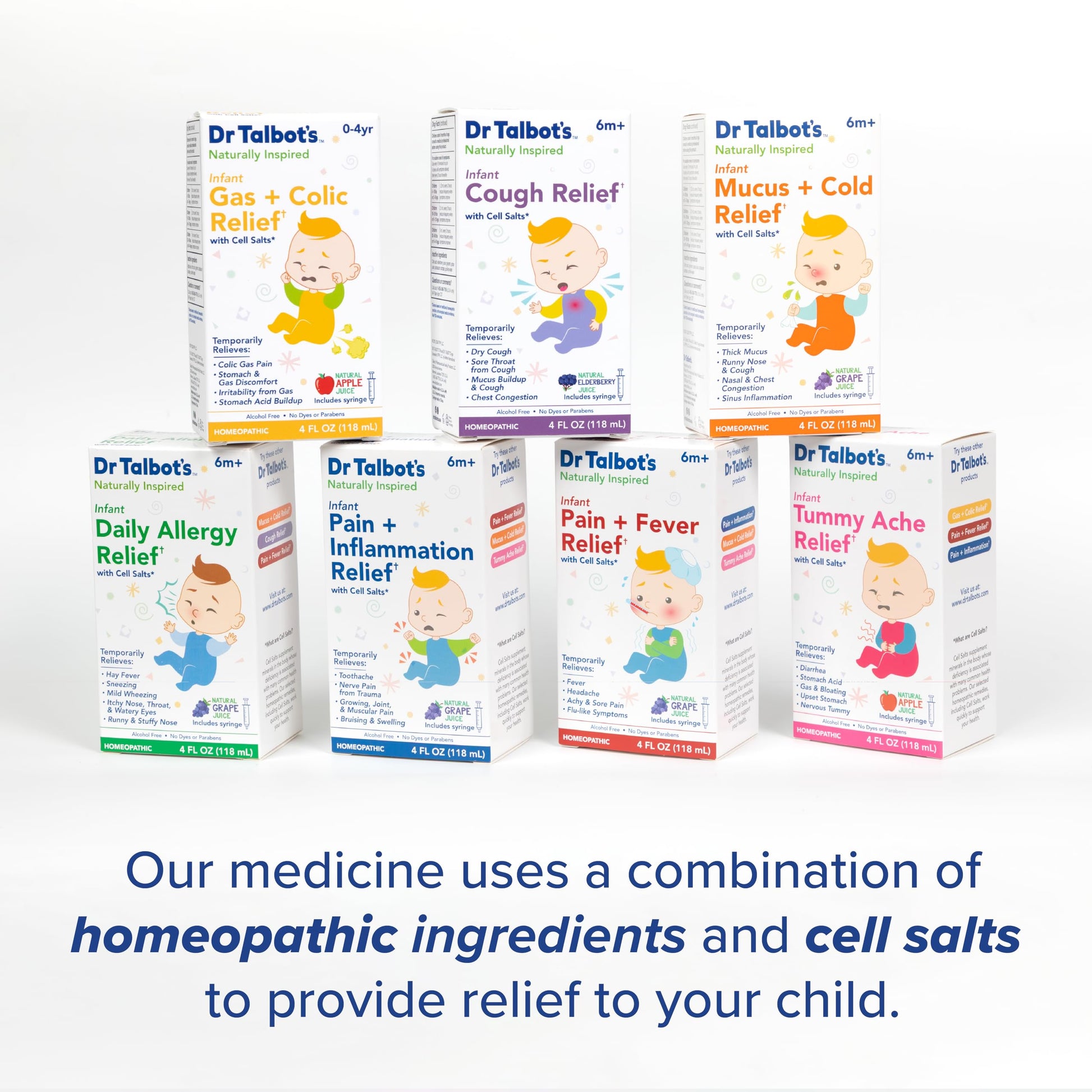 Dr. Talbot's Infant Daily Allergy Relief Liquid Medicine, Naturally Inspired for Babies, Includes Syringe, Grape Juice Flavor, Purple, 4 Fl Oz Dr. Talbot's buy supplements Au