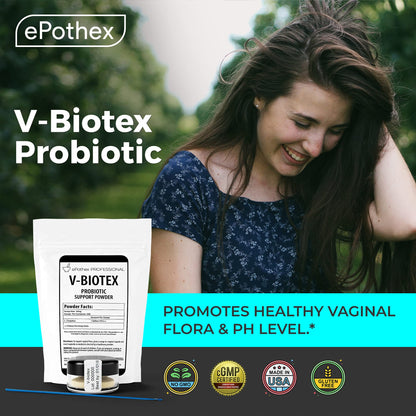 EPOTHEX V-Biotex - Pure L. Crispatus Probiotic Powder | Vaginal Probiotic | Promotes Vaginal & Urinary Health EPOTHEXBuy Supplements Australia