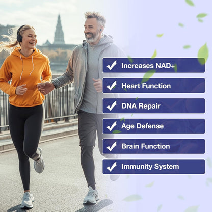 Mila Miamor NAD+ for Cellular Energy & Anti-Aging Supplement| Boost Focus, Vitality & Mitochondrial Function | Supports DNA Repair, Brain Health & Endurance | Non-GMO, Gluten-Free | 60 Capsules Mila MiamorBuy Supplements Australia