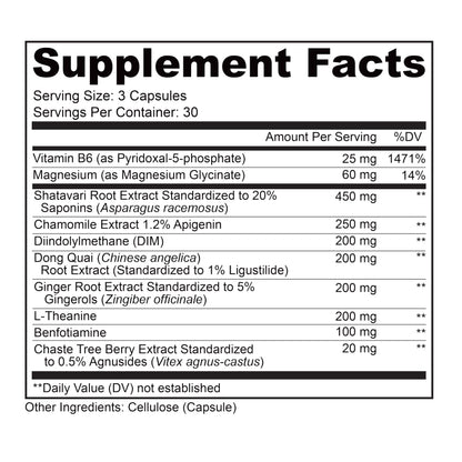LIVELY VITAMIN CO. Get Even - Women's Hormonal Balance Blend - Helps Reduce Severity of Periods, PMS & Menopause - Eases Cramps & Bloating - Mood Regulation - Period Pain & Discomfort - 90 Count LIVELY VITAMIN COBuy Supplements Australia