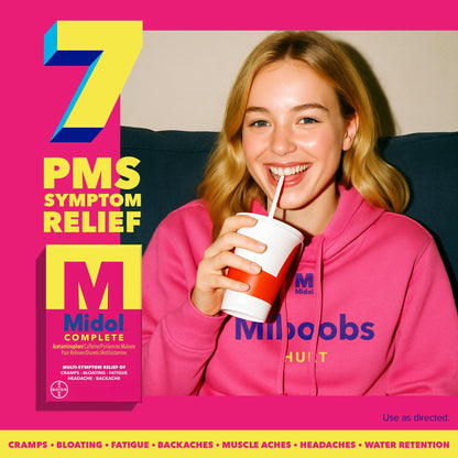 Midol Complete Gelcaps 24ct: Midol Complete Menstrual Pain Relief Gelcaps with Acetaminophen for Menstrual Symptom, PMS Relief, and Period Cramp Relief - 24 Count MidolBuy Supplements Australia