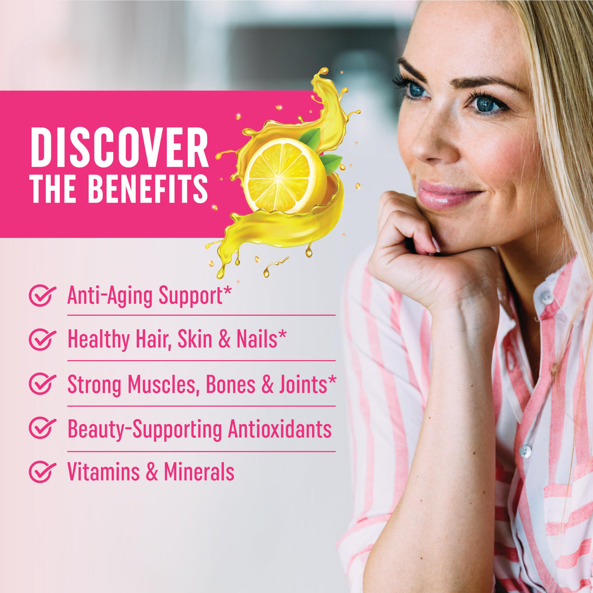 Collagen Gummies for Women | 200mg Hydrolyzed Collagen + 2500mcg Biotin, with Vitamin C, E & Zinc MAV NUTRITIONBuy Supplements Australia