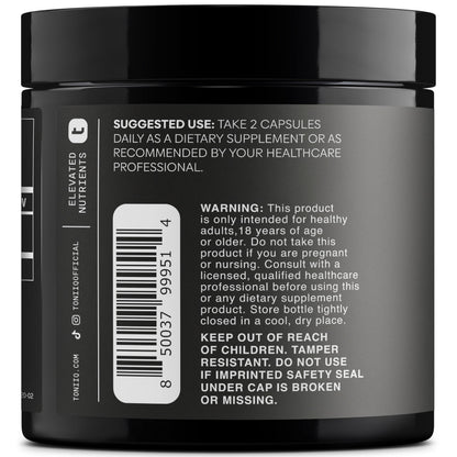 Toniiq Fadogia Agrestis - Ultra High Potency 30:1 Extract - 1200mg Per Serving - Highly Concentrated - Third-Party Lab Tested - 120 Capsules Toniiq buy supplements Au